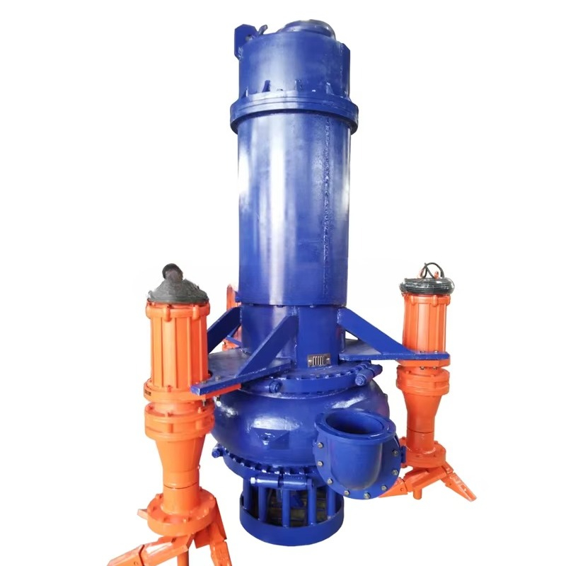 Submersible Pump Sewage - ปั๊มดูดตะกอนแบบจุ่มใต้น้ำขนาดใหญ่ ใช้ระบบไฮดรอลิก สำหรับขุดดิน ทราย โคลน หิน