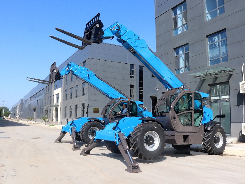 Telescopic Handler Boom - รถยกบูมจีนแบบกำหนดเอง 4 ตัน รถตักแบบยืดไสลด์ 5 ตัน