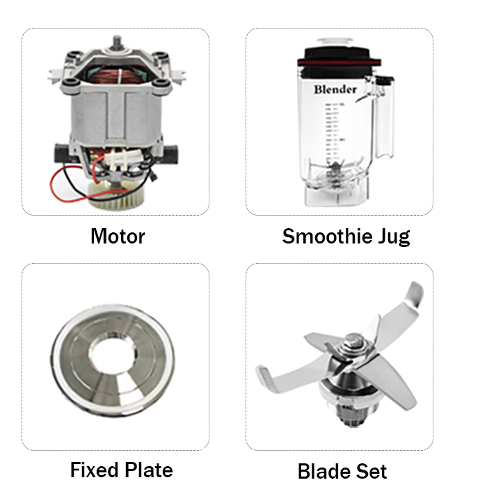 Heavy Equipment In Kitchen - เครื่องปั่นอเนกประสงค์กำลังสูง 1.8 ลิตร สำหรับครัวเชิงพาณิชย์ สีขาว ทนทาน