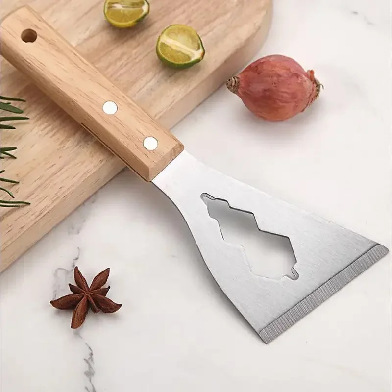 Heavy Equipment Scraper - เครื่องมือขูดสแตนเลสแบบหนาพิเศษอเนกประสงค์ มีดขูดปูน ขูดสี ขูดคราบ สำหรับทำความสะอาดผนังและพื้น