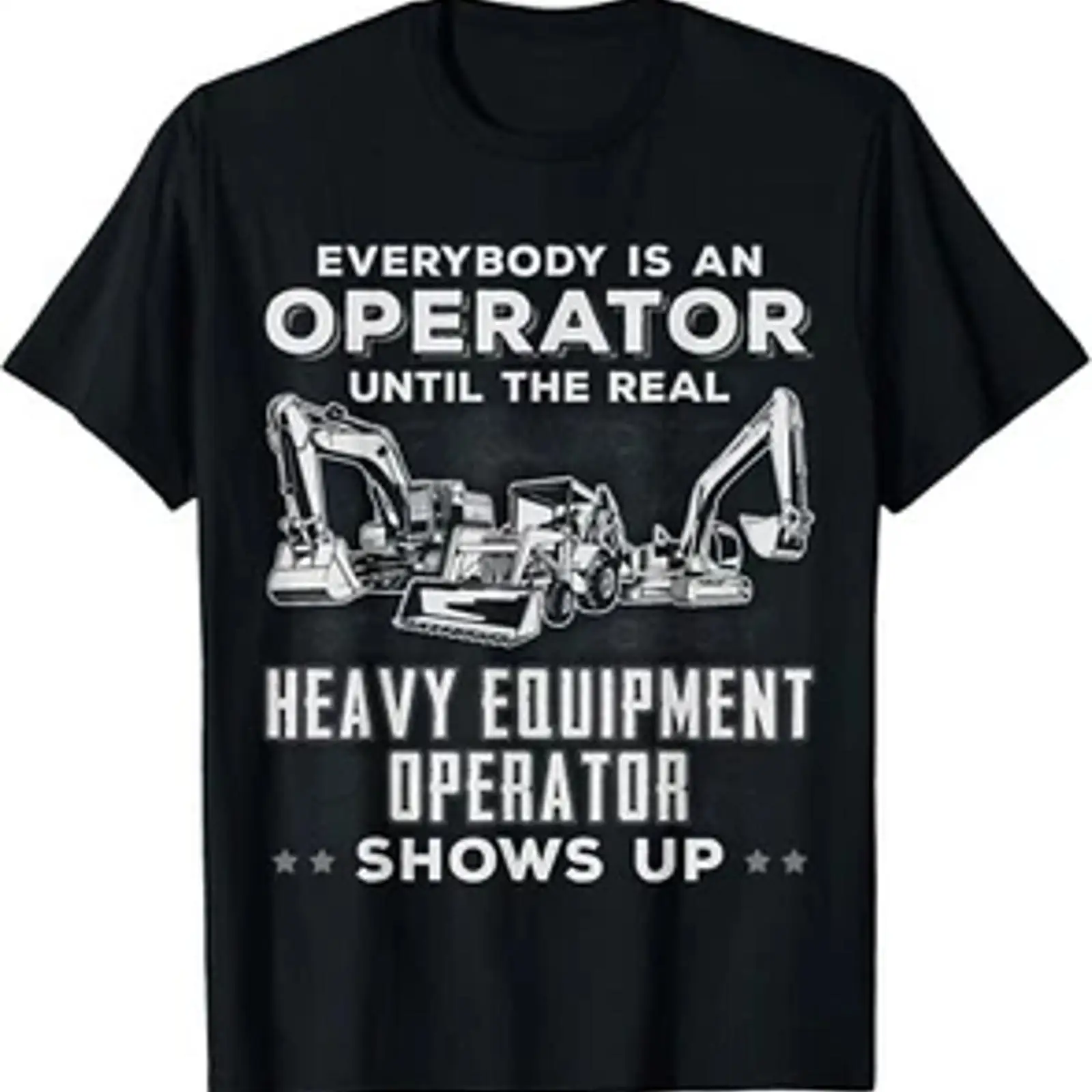 Heavy Equipment Driver - เสื้อยืดตลกๆ ลายรถขุด รถดันดิน สำหรับคนขับรถ วินเทจ ลุคสบายๆ