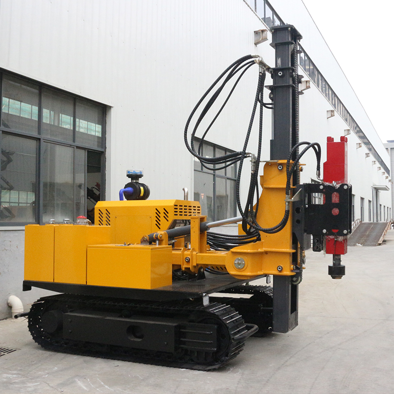 Heavy Equipment Driver - เครื่องตอกเสาเข็มไฮดรอลิกพลังงานแสงอาทิตย์ เครื่องยนต์ดีเซลประสิทธิภาพสูง อุปกรณ์งานหนักใหม่สำหรับโครงการก่อสร้าง ฟาร์ม และพลังงานแสงอาทิตย์