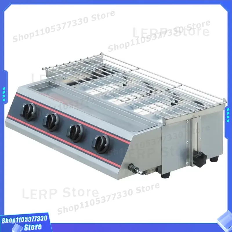 Heavy Equipment In Kitchen - เตาย่างบาร์บีคิวแก๊สสแตนเลสแบบไร้ควัน อุปกรณ์ครัวเชิงพาณิชย์สำหรับร้านอาหาร เครื่องครัวสำหรับทำอาหารกลางแจ้งแบบทนทาน