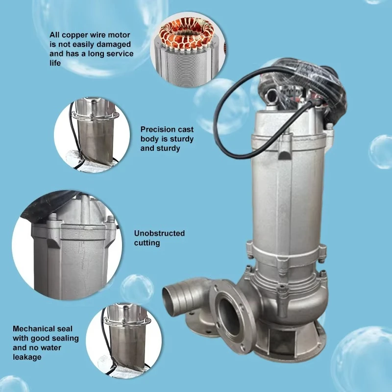 มอเตอร์ปั๊มน้ำเสียอุตสาหกรรมกำ - Submersible Pump Sewage บทวิจารณ์และราคา