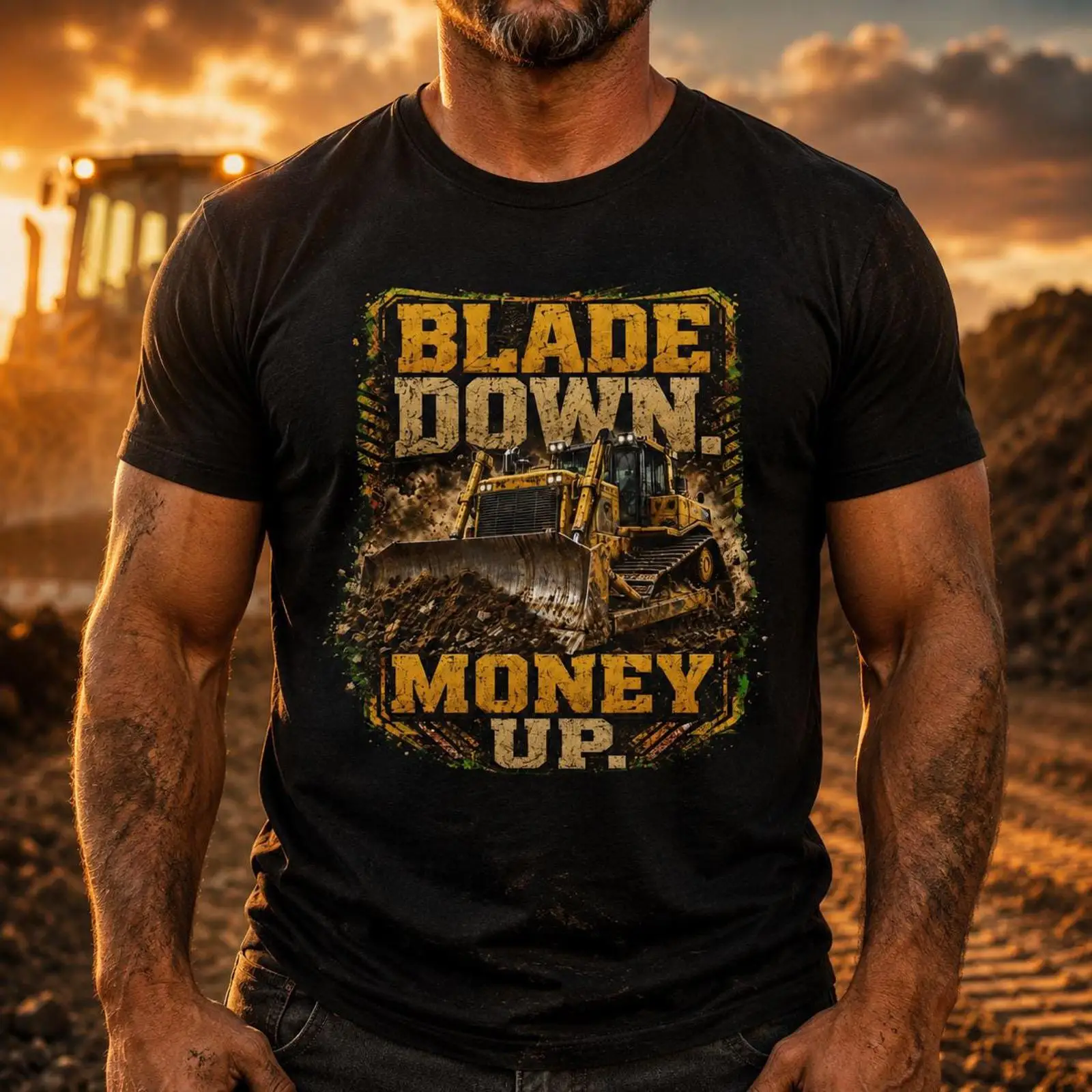 เสื้อยืดนักขับรถดันดิน Blade D - Heavy Equipment Driver บทวิจารณ์และราคา
