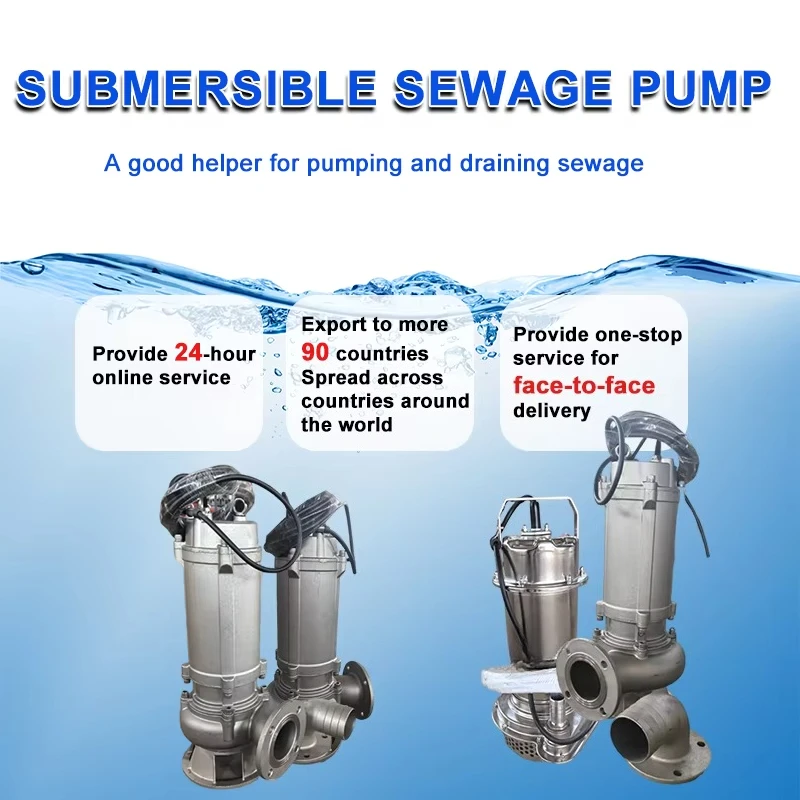 ปั๊มน้ำเสียสแตนเลสแบบจุ่มใต้น้ - Submersible Pump Sewage บทวิจารณ์และราคา