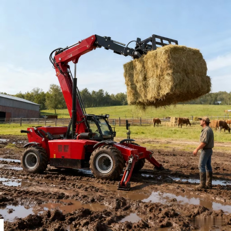 รถยกเทเลสโคปิกแบบปรับแต่งได้อเ - Telescopic Handler Boom บทวิจารณ์และราคา