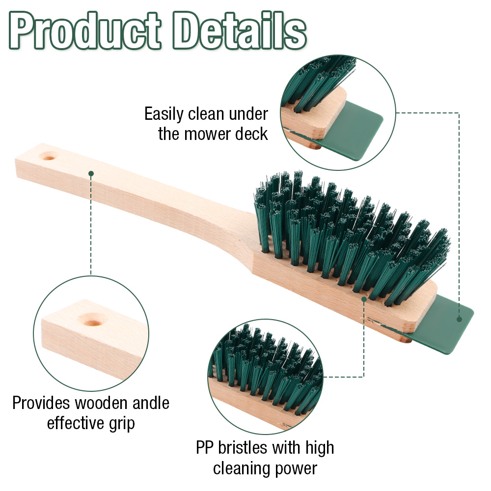แปรงขนแข็งสำหรับเครื่องตัดหญ้า - Heavy Equipment Scraper บทวิจารณ์และราคา