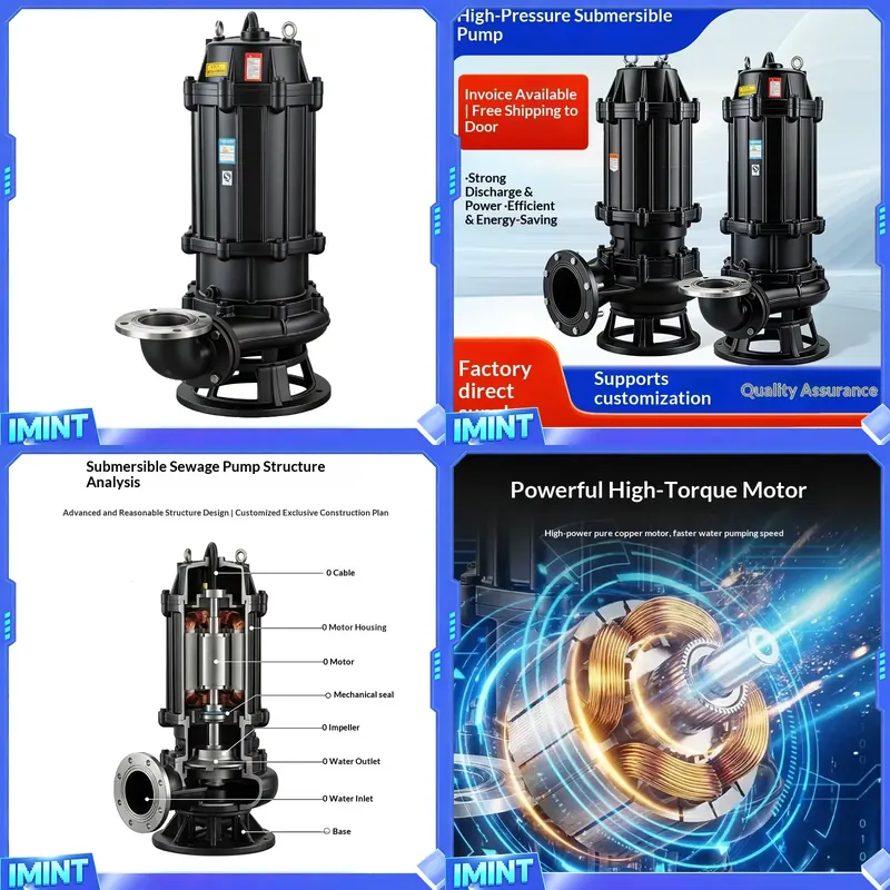 ปั๊มน้ำเสียแบบจุ่มใต้น้ำ 380V  - Submersible Pump Sewage บทวิจารณ์และราคา