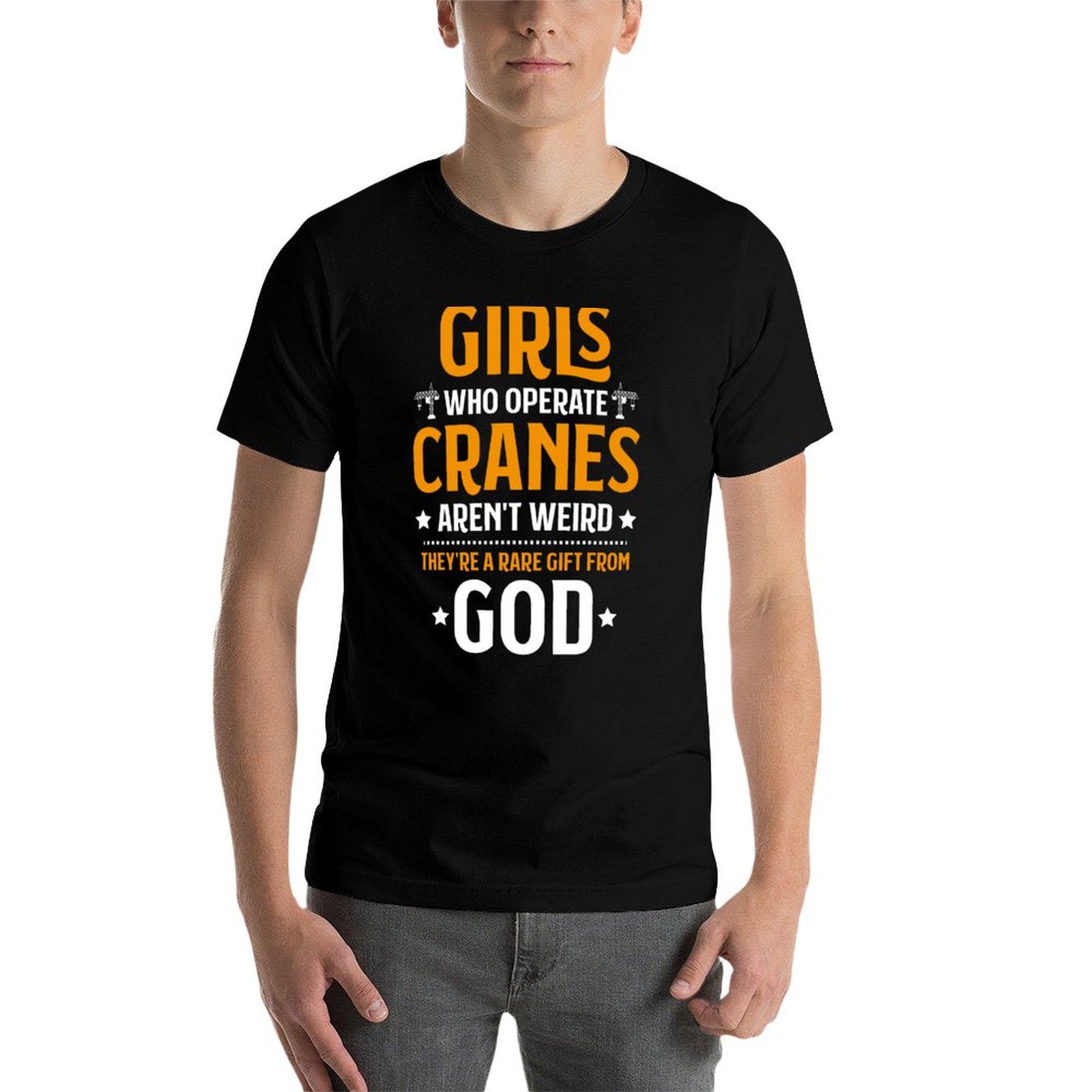 คนขับเครน คนขับรถเครน เสื้อยืด - Heavy Equipment Driver บทวิจารณ์และราคา