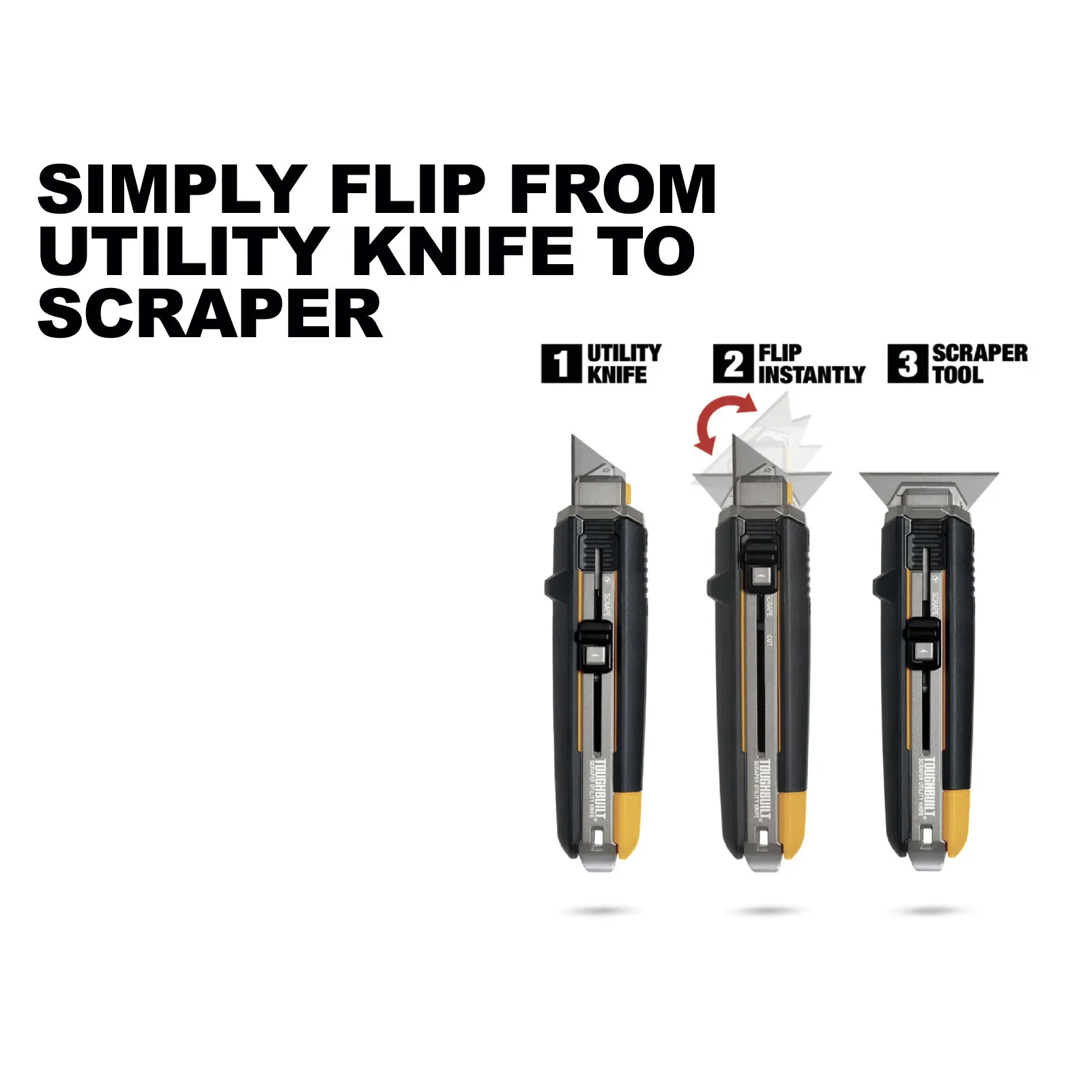 มีดตัดอเนกประสงค์ TOUGHBUIL รุ - Heavy Equipment Scraper บทวิจารณ์และราคา